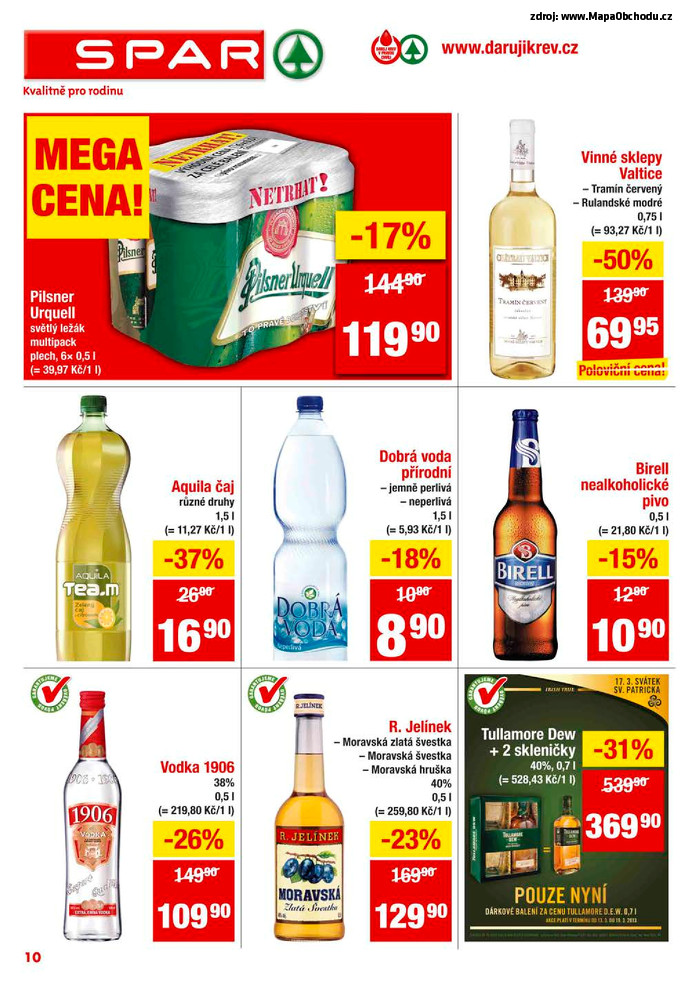 Stránka č. 10 - Akční leták Spar