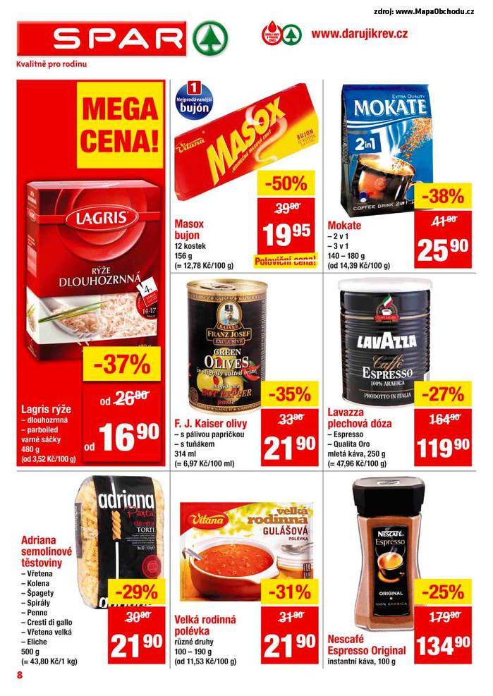 Stránka č. 8 - Akční leták Spar