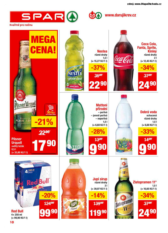 Stránka č. 10 - Akční leták Spar