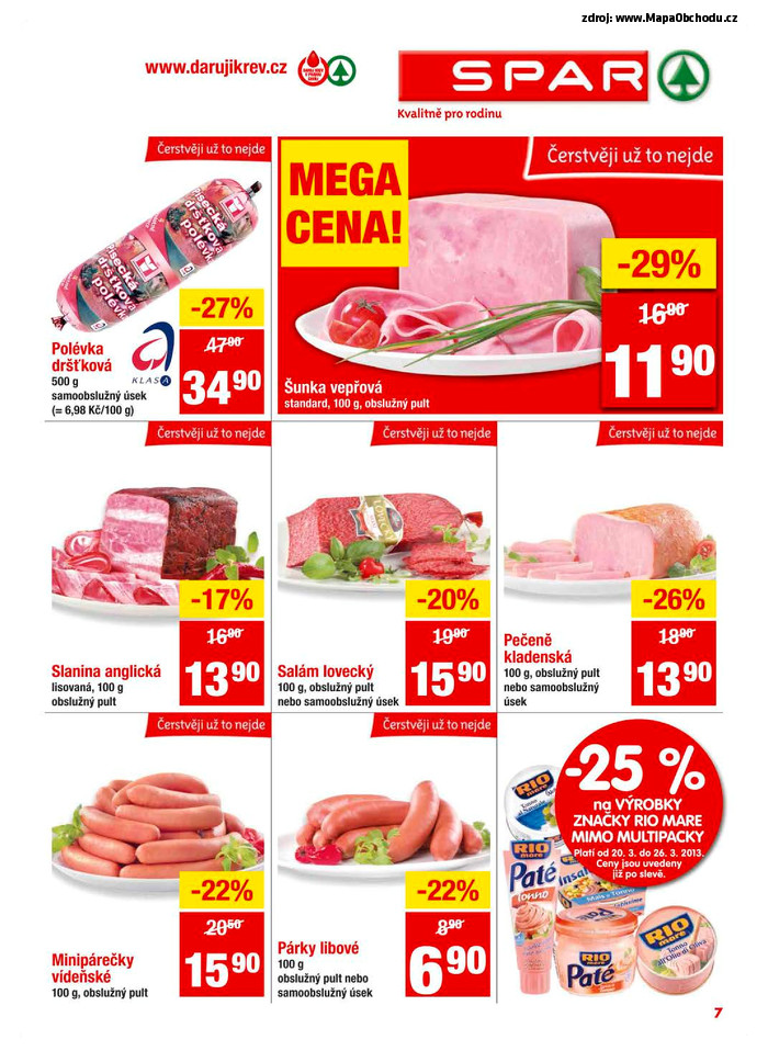 Stránka č. 7 - Akční leták Spar