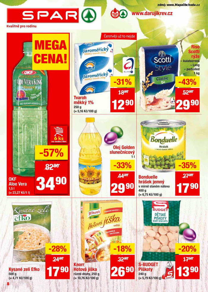 Stránka č. 8 - Akční leták Spar