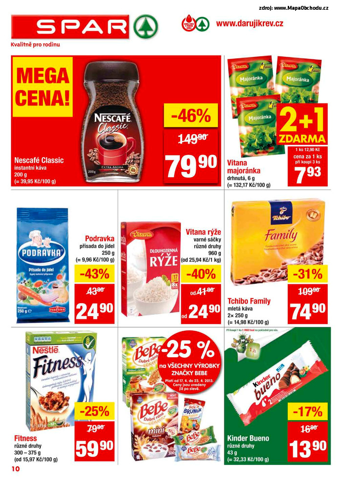 Stránka č. 10 - Akční leták Spar