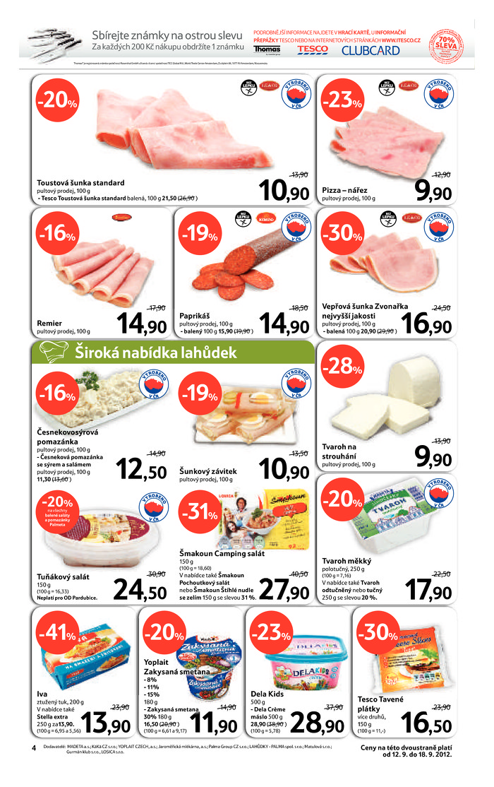 Stránka č. 4 - Akční leták Tesco Hypermarket