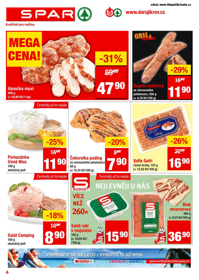 Stránka č. 6 - Akční leták Spar
