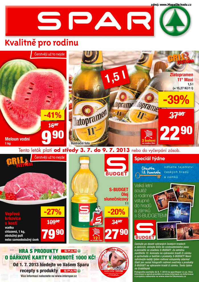 Stránka č. 1 - Akční leták Spar