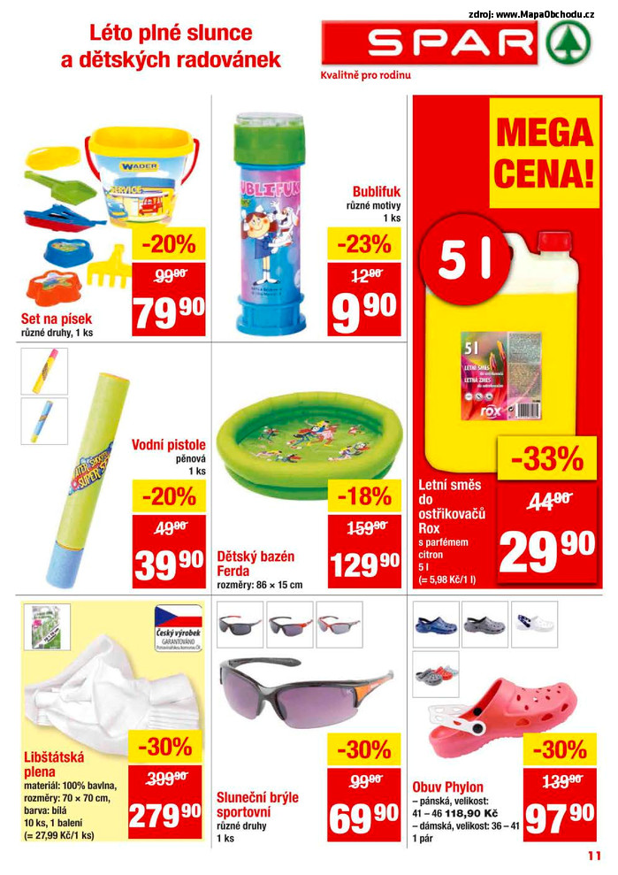 Stránka č. 11 - Akční leták Spar
