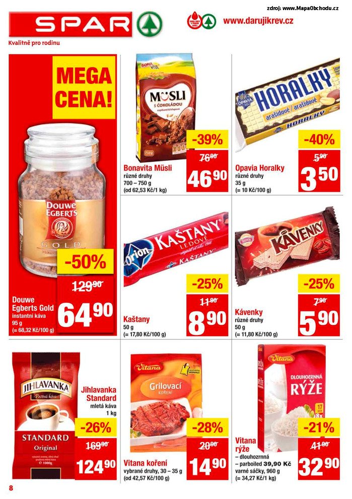 Stránka č. 8 - Akční leták Spar