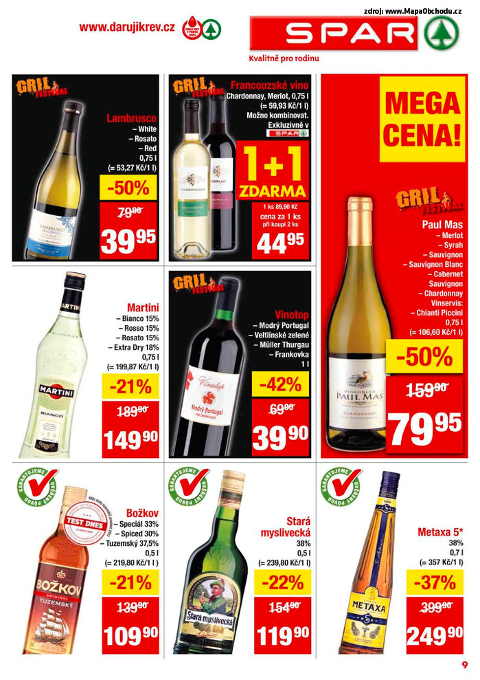 Stránka č. 9 - Akční leták Spar