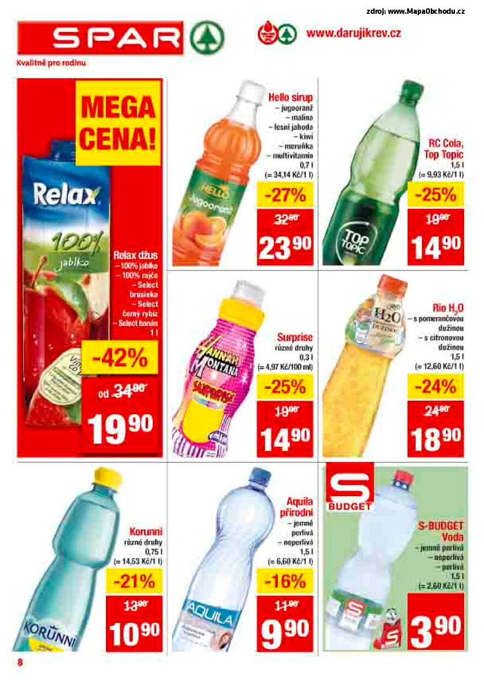 Stránka č. 8 - Akční leták Spar
