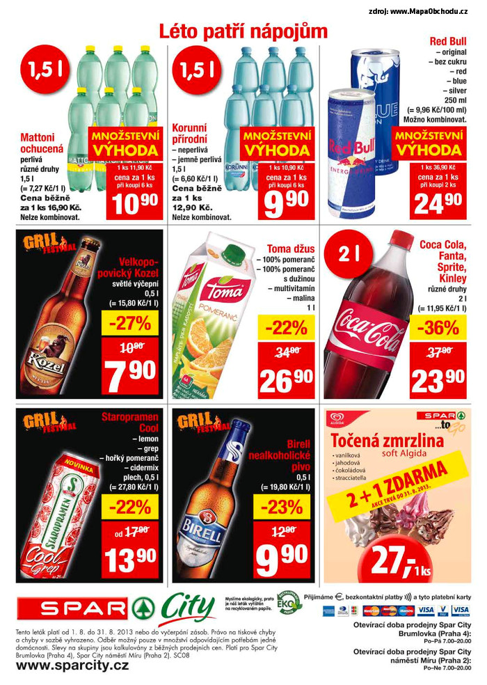 Stránka č. 2 - Akční leták Spar City