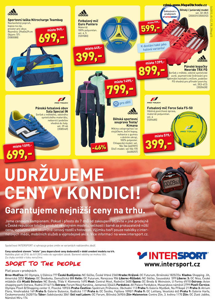 Stránka č. 8 - Akční leták Intersport