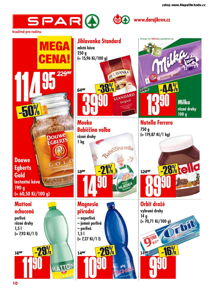 Stránka č. 10 - Akční leták Spar
