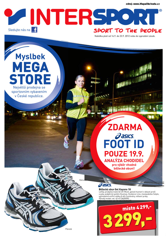 Stránka č. 1 - Akční leták Intersport Intersport Megastore Myslbek