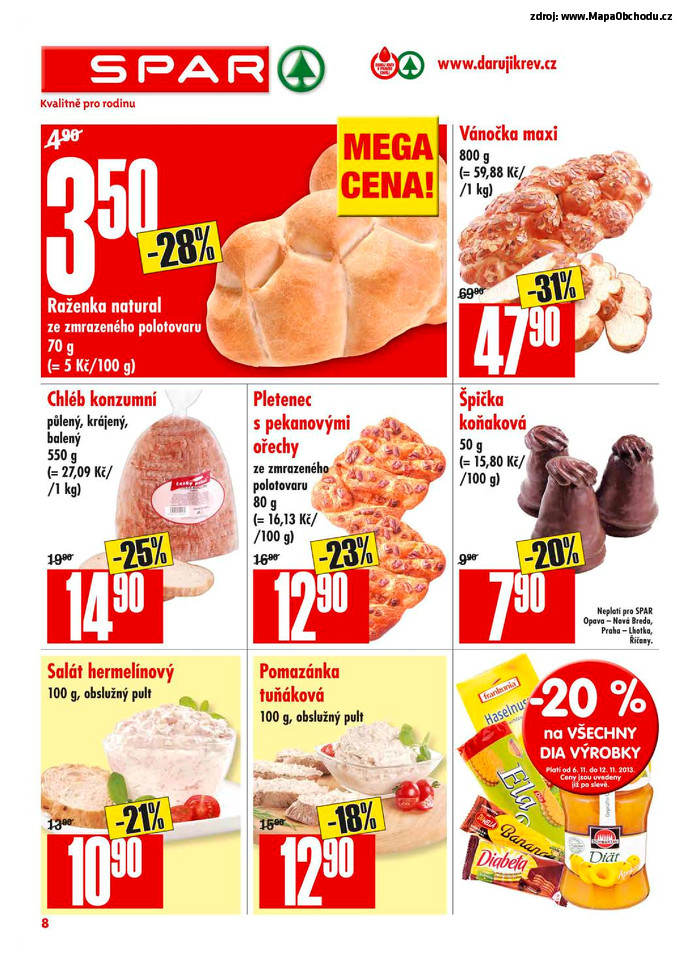 Stránka č. 8 - Akční leták Spar