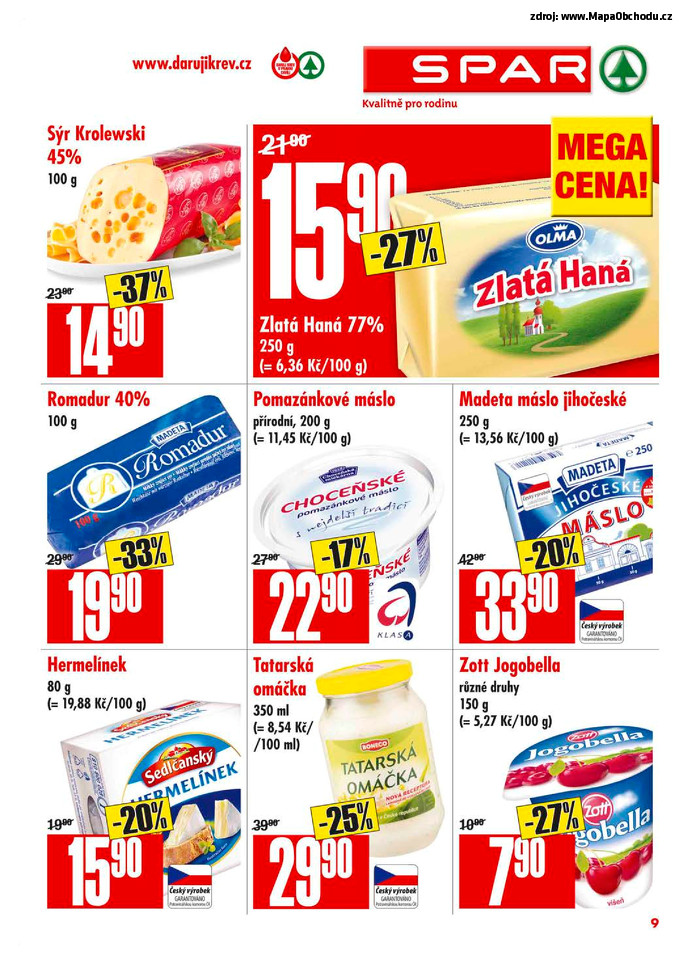 Stránka č. 9 - Akční leták Spar