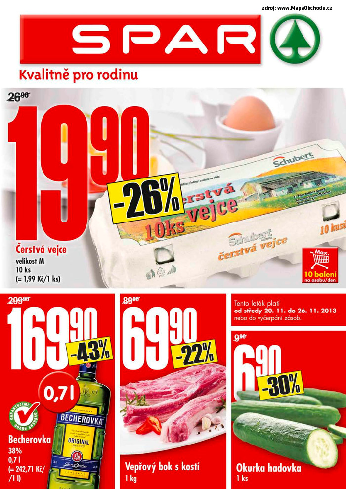 Stránka č. 1 - Akční leták Spar