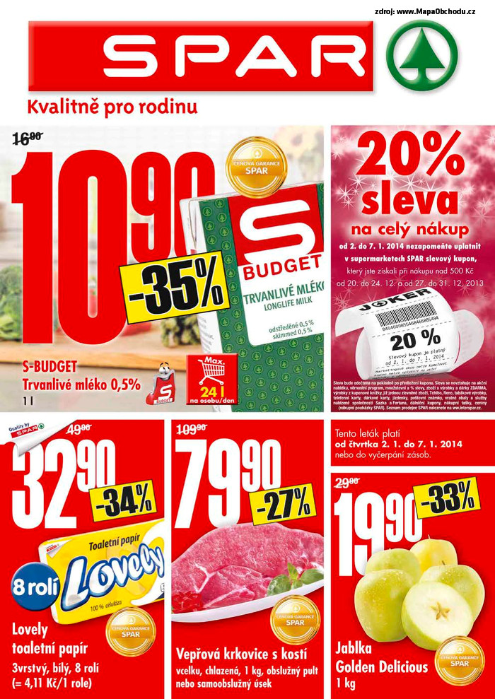Stránka č. 1 - Akční leták Spar