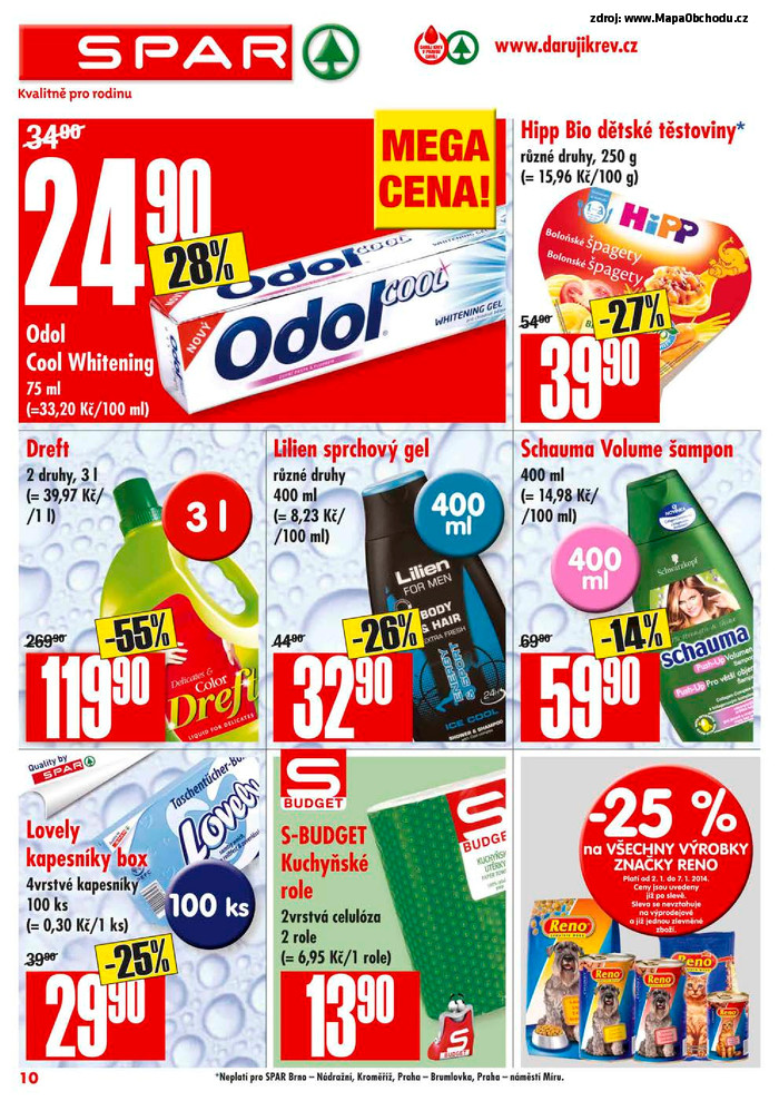 Stránka č. 10 - Akční leták Spar