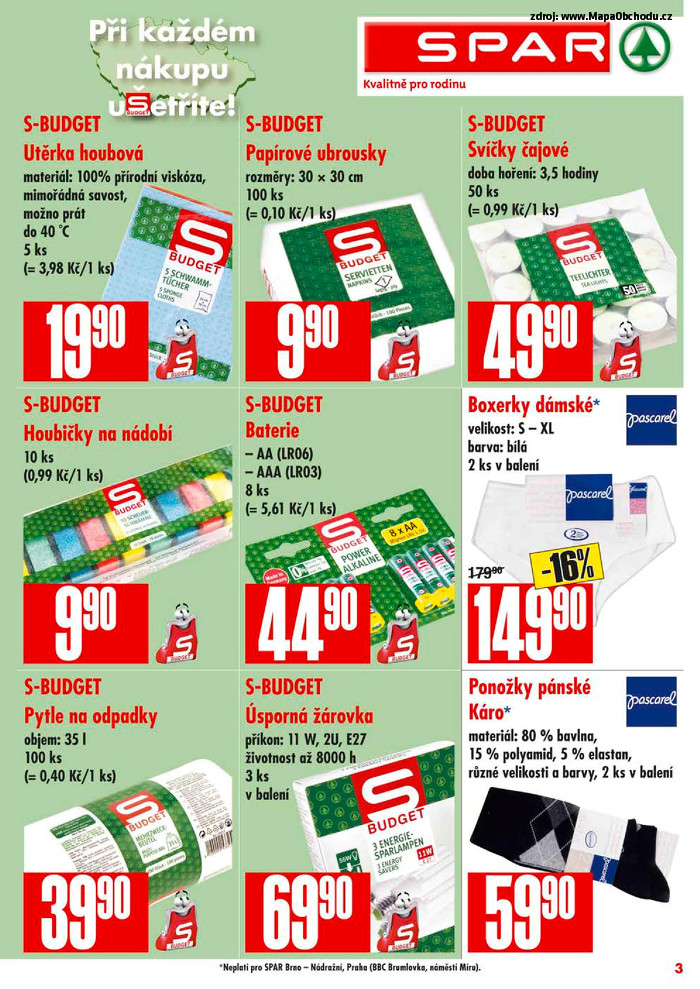 Stránka č. 3 - Akční leták Spar