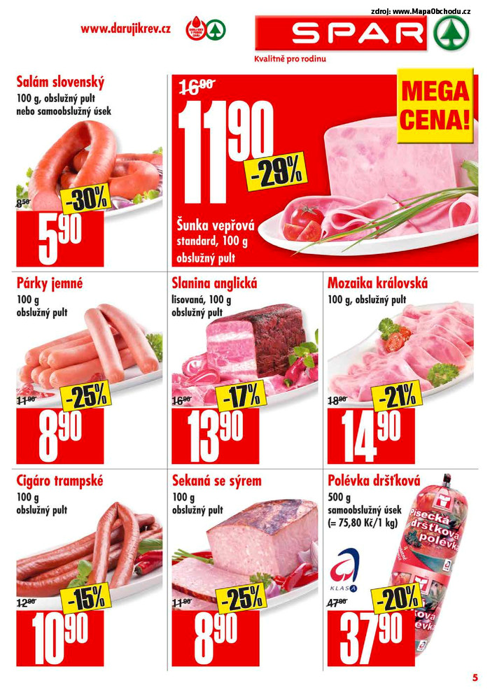 Stránka č. 5 - Akční leták Spar
