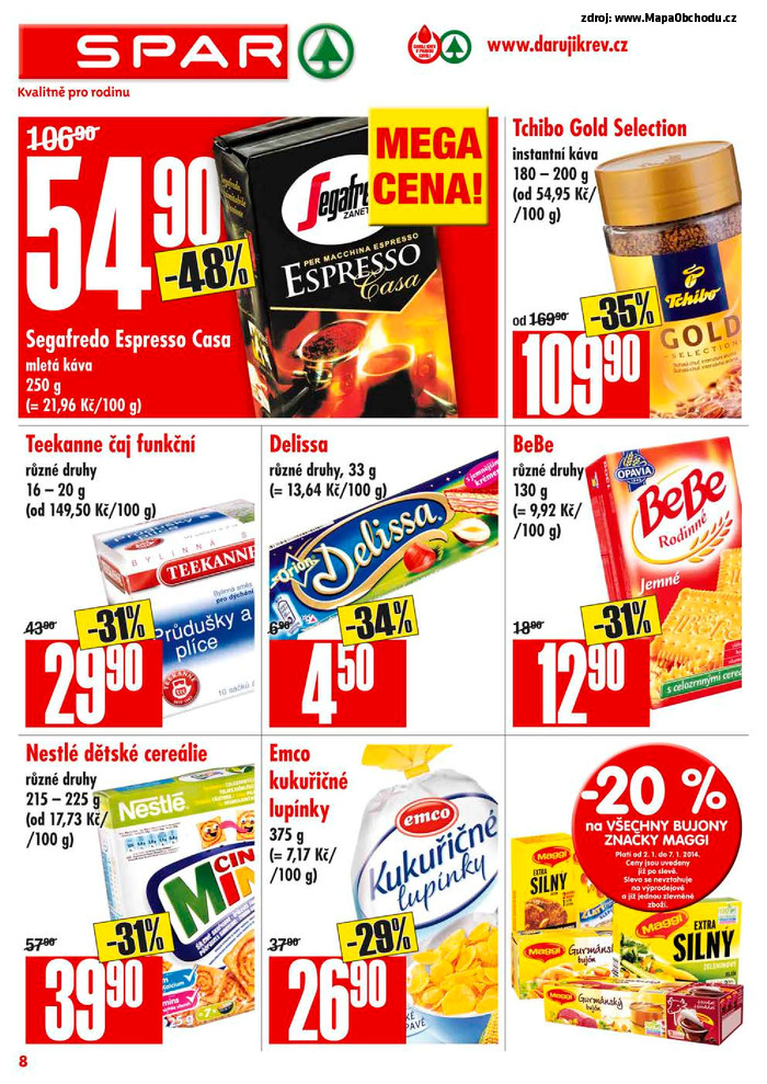 Stránka č. 8 - Akční leták Spar