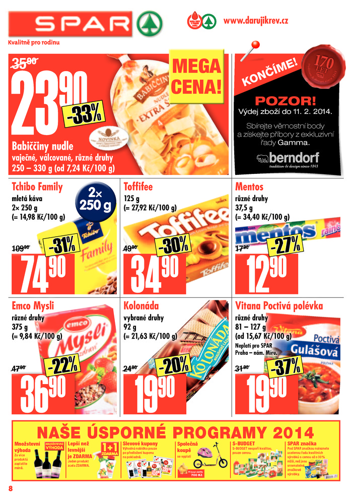 Stránka č. 8 - Akční leták Spar