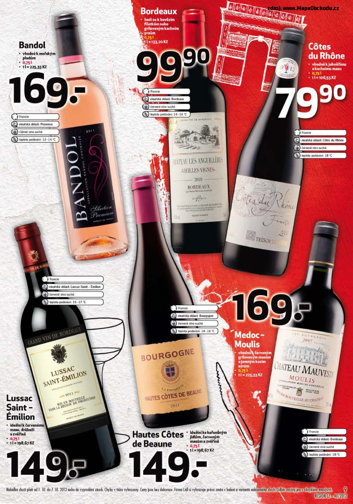 Stránka č. 9 - Akční leták Lidl  Francouzský týden
