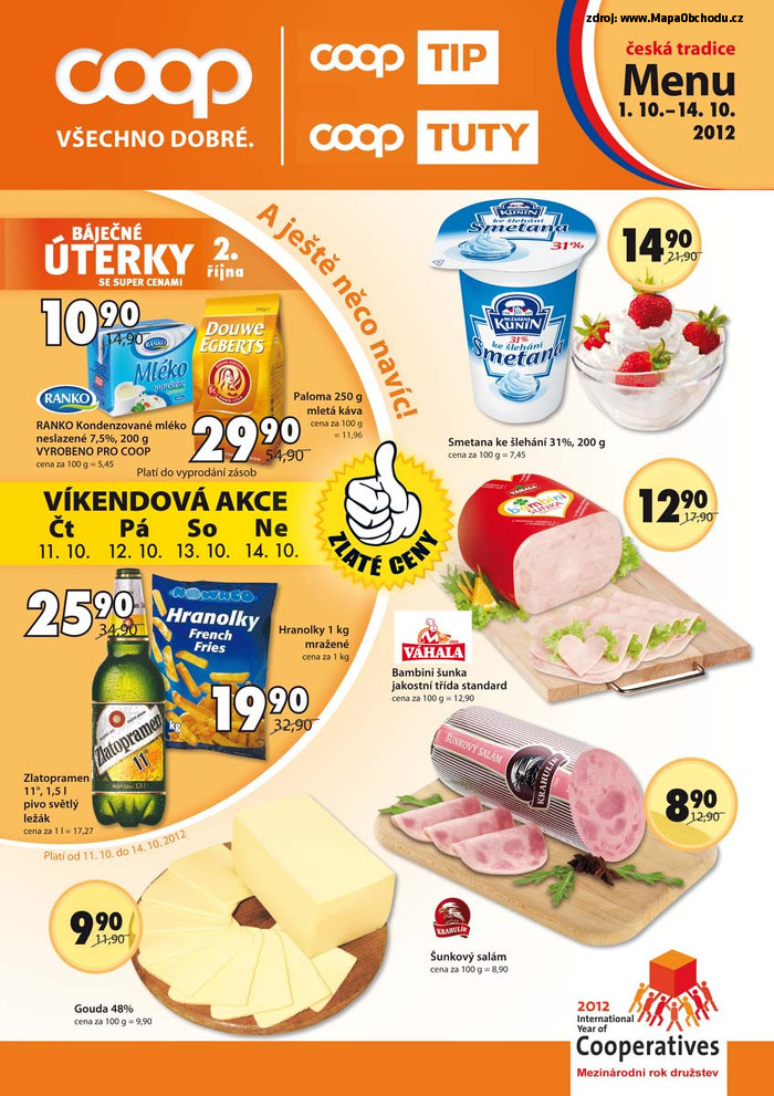 Stránka č. 1 - Akční leták COOP Tip