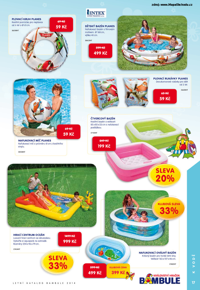 Stránka č. 19 - Akční leták Bambule Letní katalog