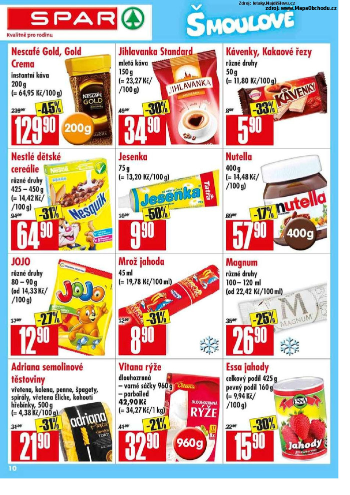 Stránka č. 10 - Akční leták Spar