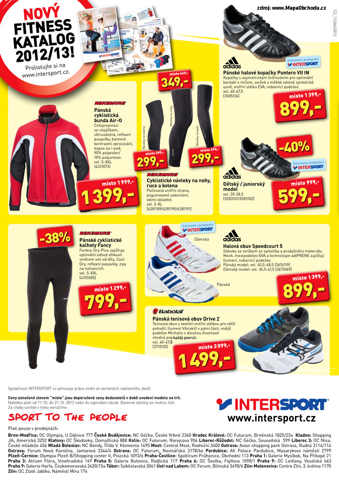 Stránka č. 8 - Akční leták Intersport