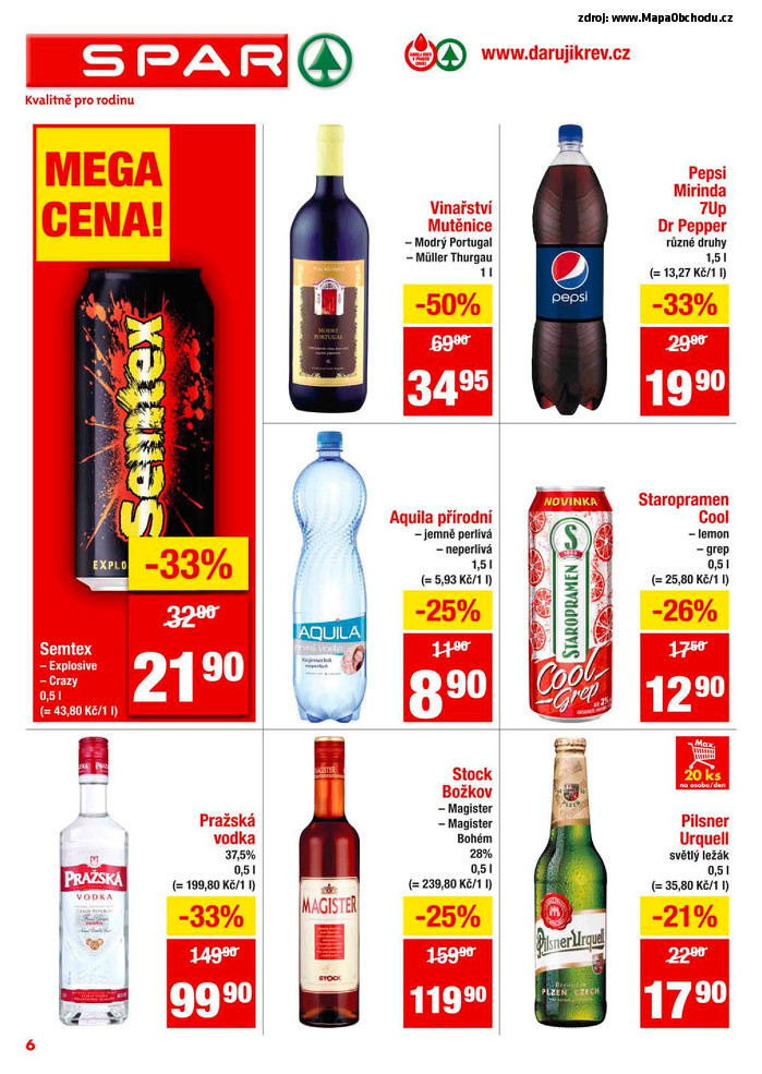 Stránka č. 6 - Akční leták Spar