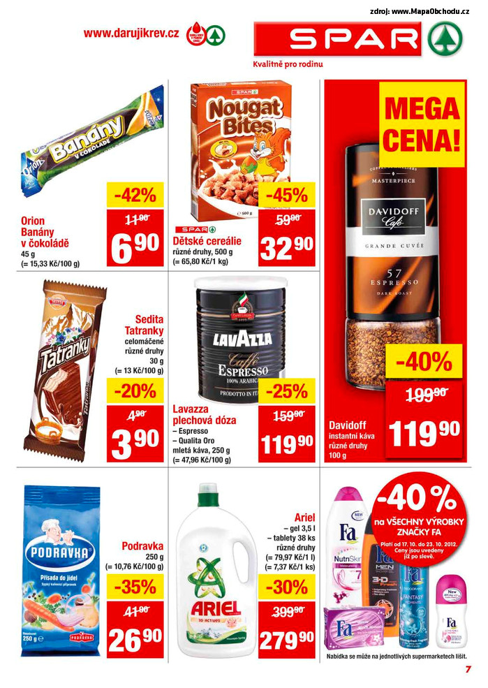 Stránka č. 7 - Akční leták Spar