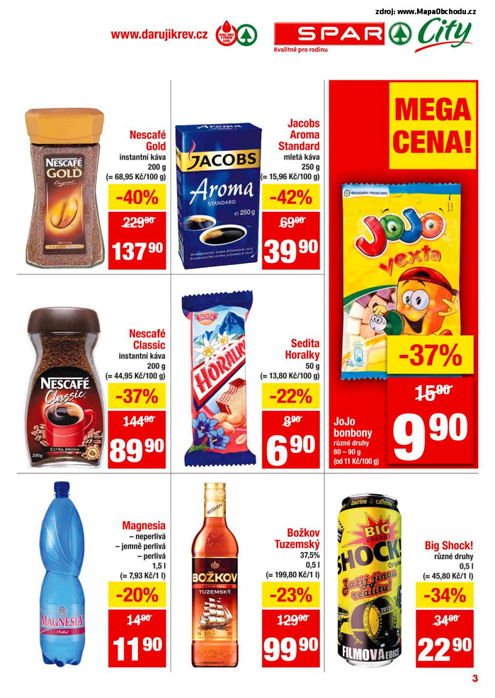 Stránka č. 3 - Akční leták Spar  City