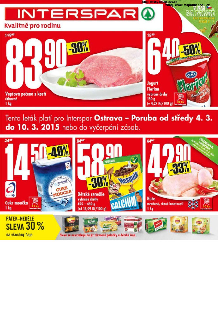 Stránka č. 1 - Akční leták Interspar