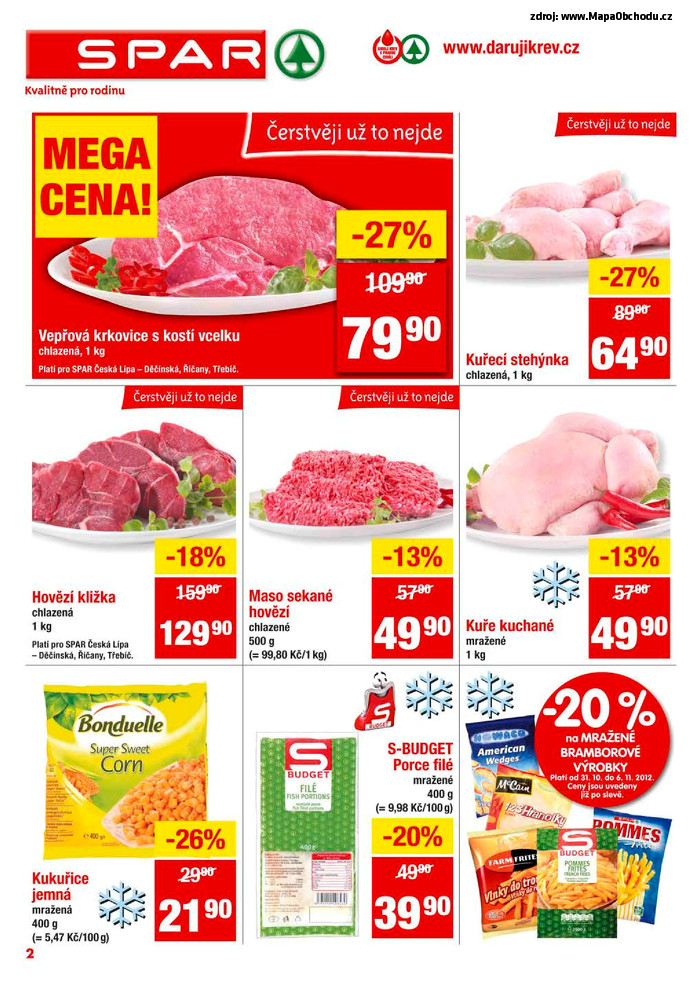 Stránka č. 2 - Akční leták Spar