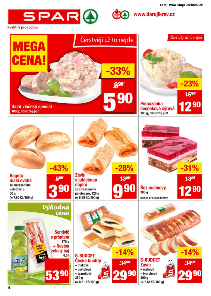 Stránka č. 4 - Akční leták Spar