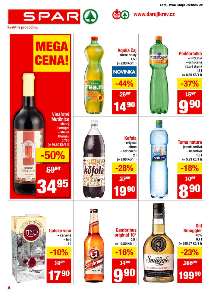 Stránka č. 6 - Akční leták Spar