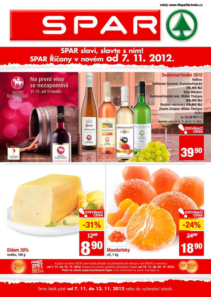 Stránka č. 1 - Akční leták Spar