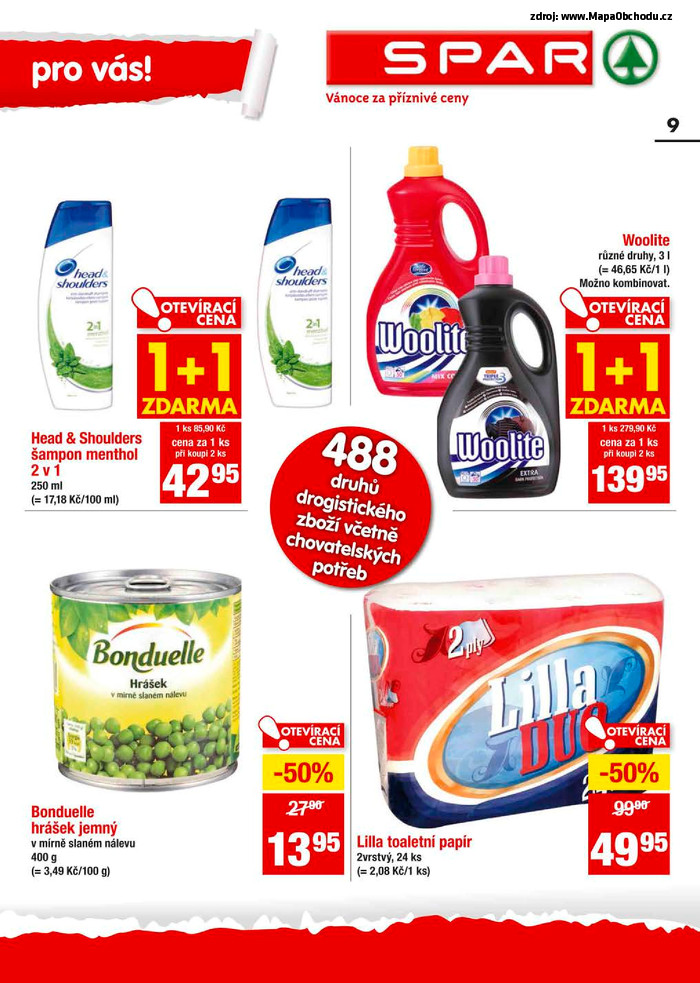 Stránka č. 9 - Akční leták Spar