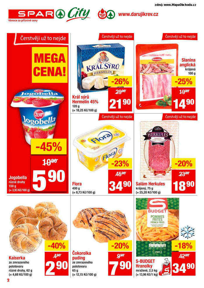 Stránka č. 2 - Akční leták Spar  City