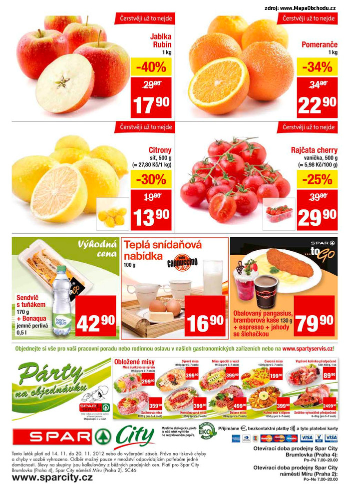 Stránka č. 4 - Akční leták Spar  City