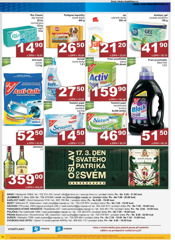 Stránka č. 12 - Akční leták JIP Cash and Carry