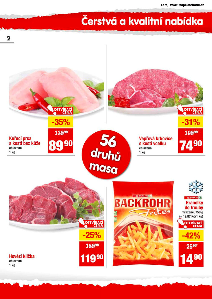 Stránka č. 2 - Akční leták Spar