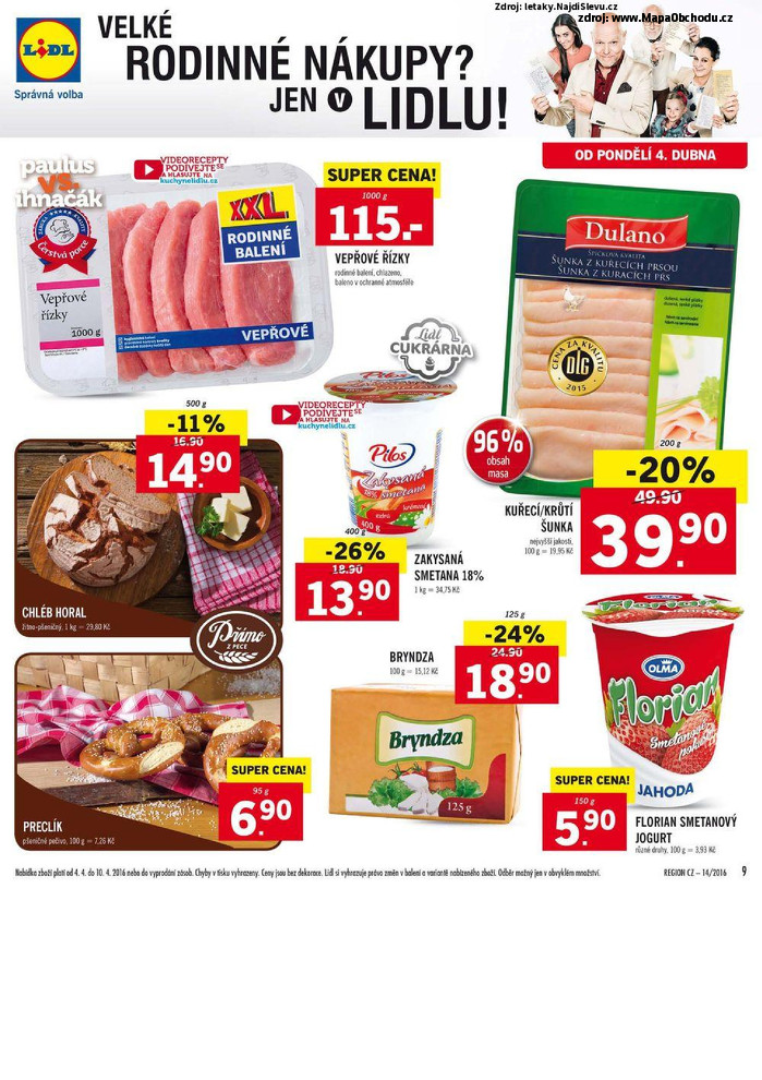 Stránka č. 9 - Akční leták Lidl