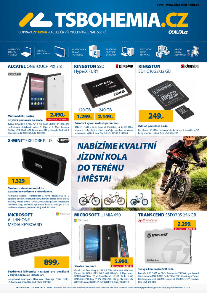 Stránka č. 1 - Akční leták TS Bohemia