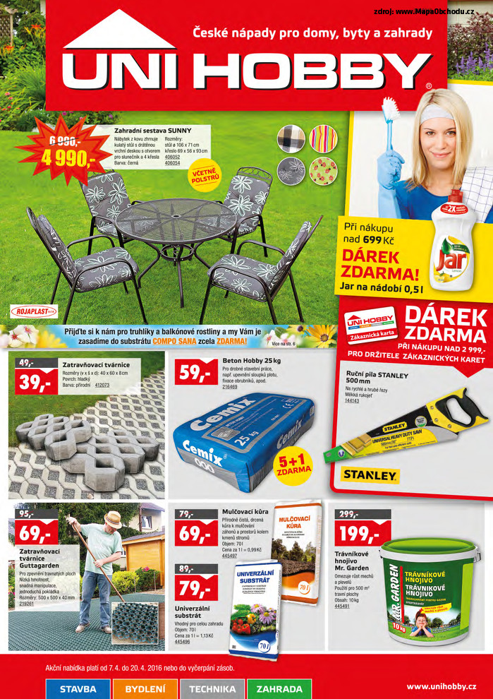Stránka č. 1 - Akční leták UNI HOBBY Market