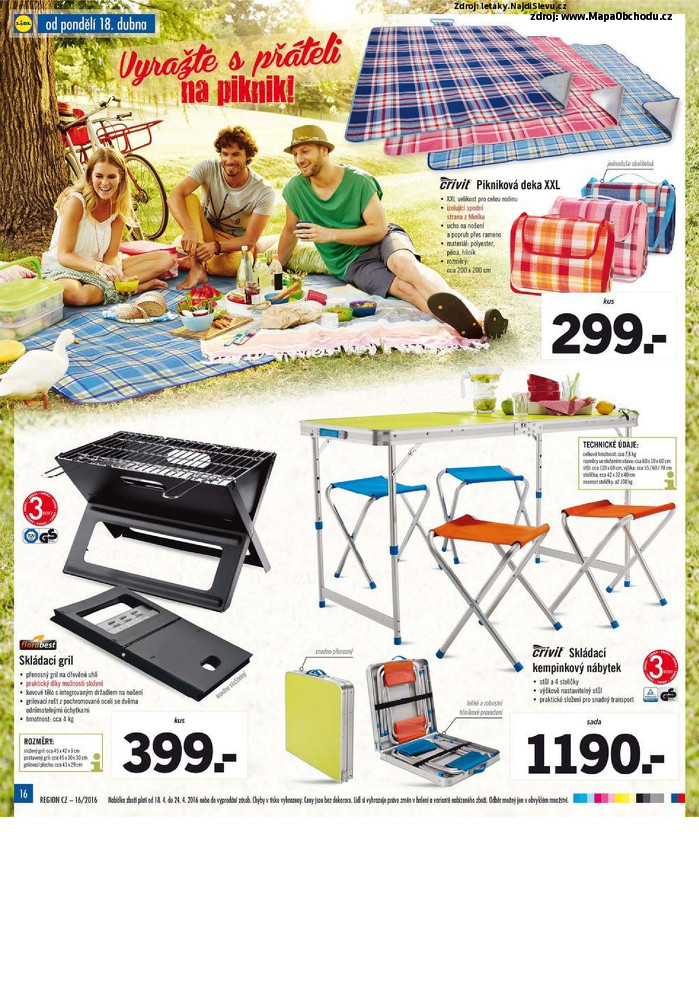 Stránka č. 16 - Akční leták Lidl