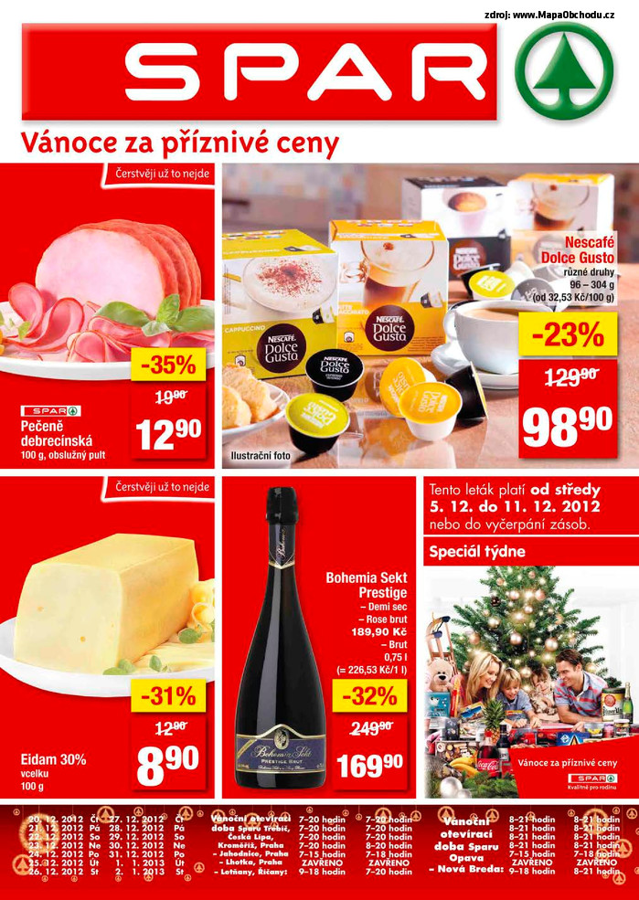 Stránka č. 1 - Akční leták Spar