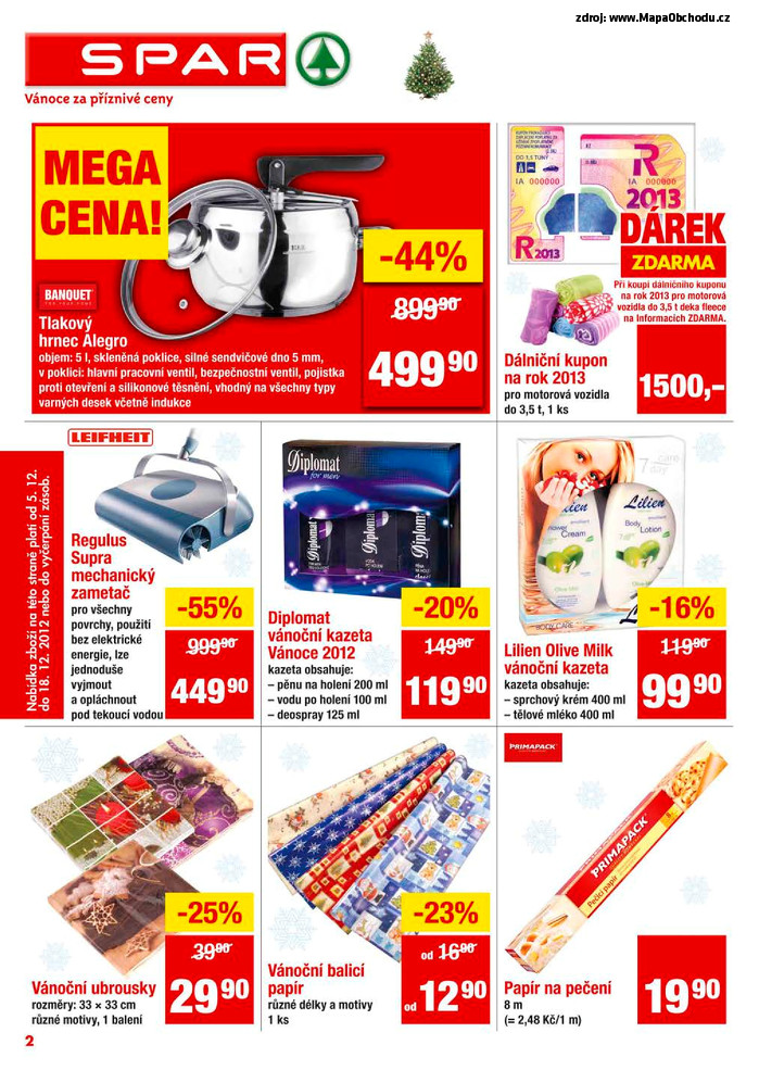 Stránka č. 2 - Akční leták Spar